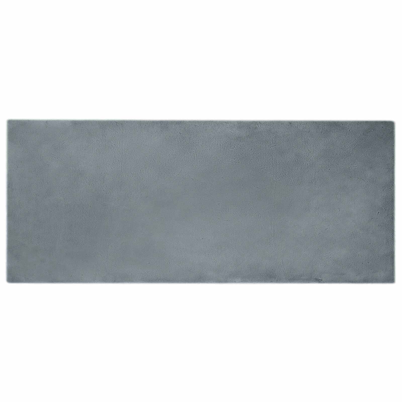 Tappeto antiscivolo in sintetica di coniglio OLITE Antracite