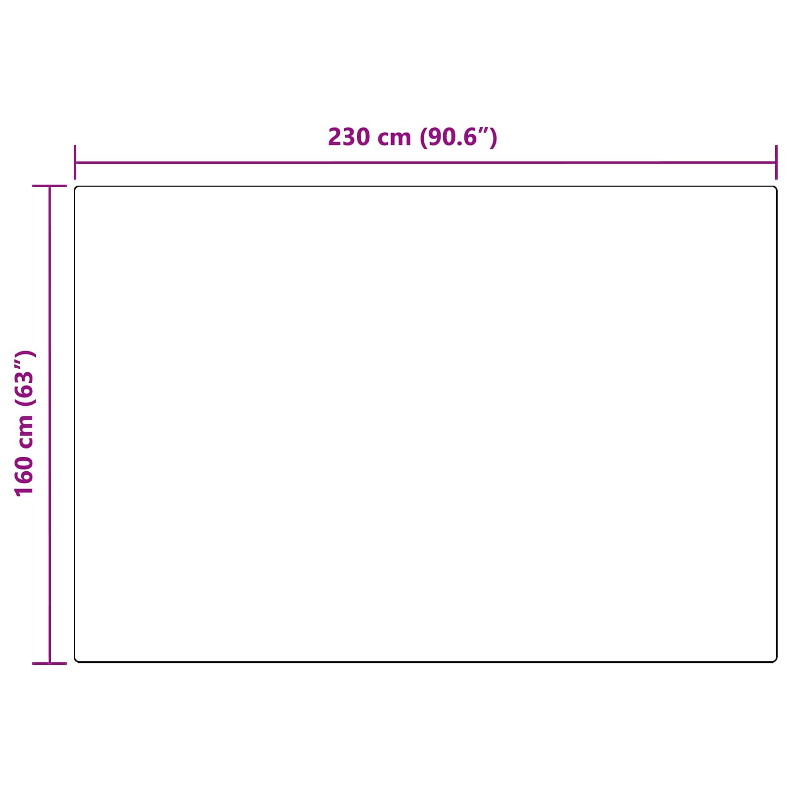 Tappeto antiscivolo in sintetica di coniglio OLITE Antracite