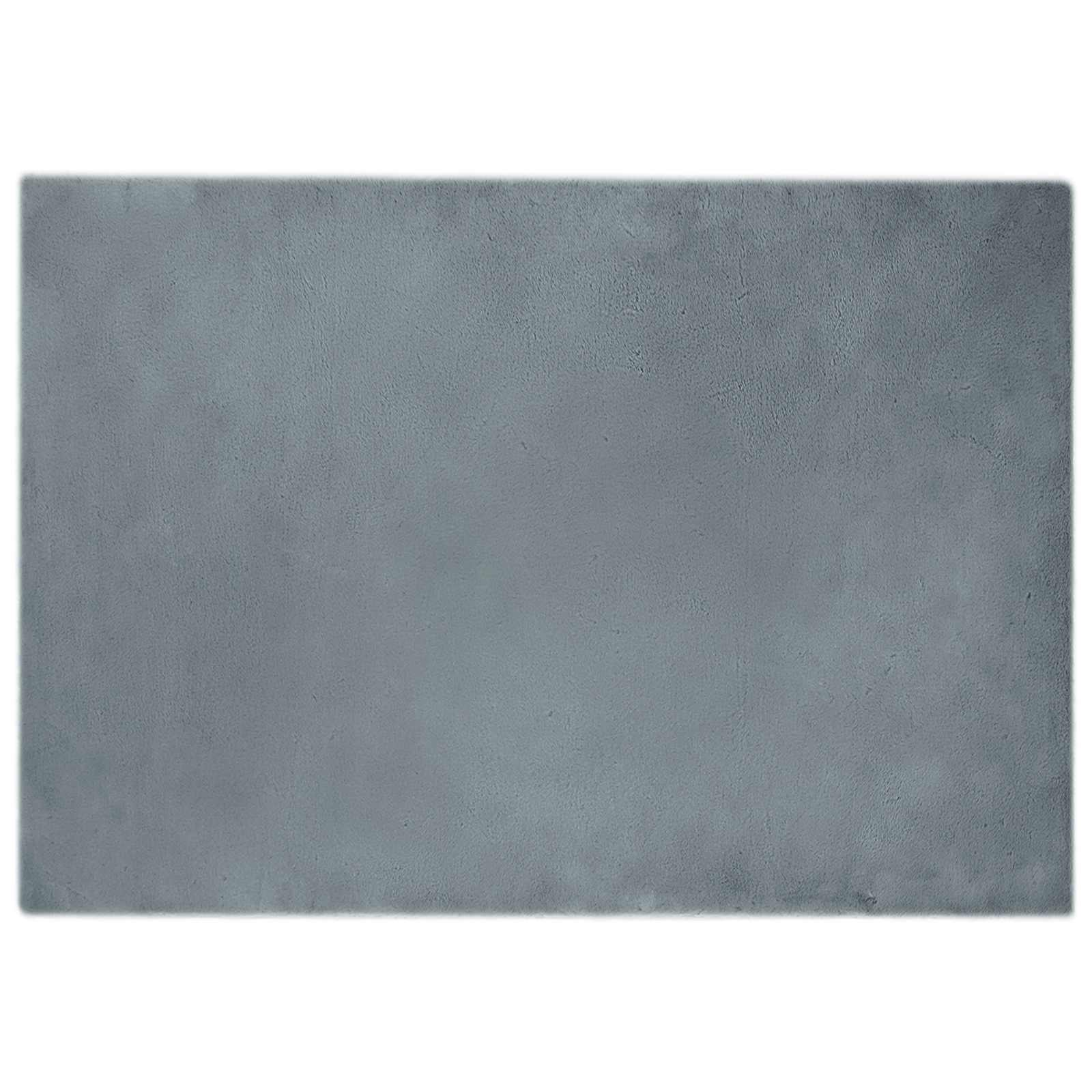 Tappeto antiscivolo in sintetica di coniglio OLITE Antracite