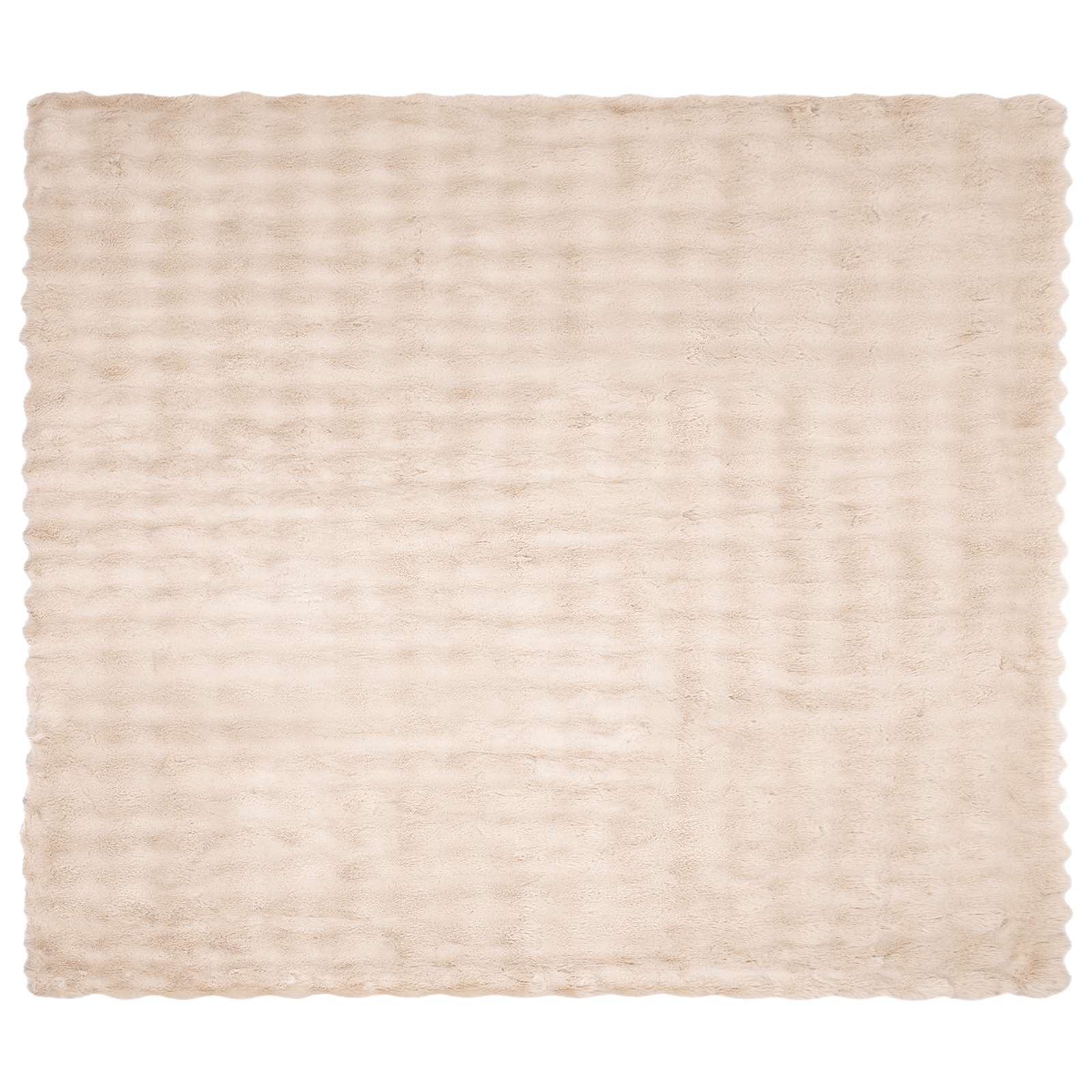 Coperta antiscivolo in sintetica di coniglio Olite Beige
