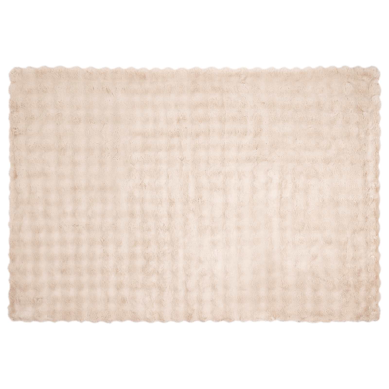 Coperta antiscivolo in sintetica di coniglio Olite Beige