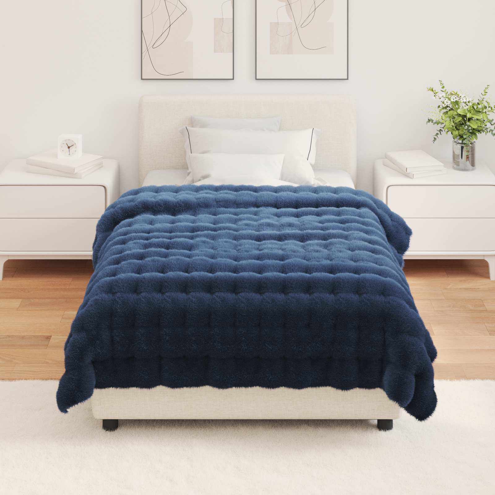 Coperta antiscivolo in sintetica di coniglio Olite 4 pz 8.1 kg