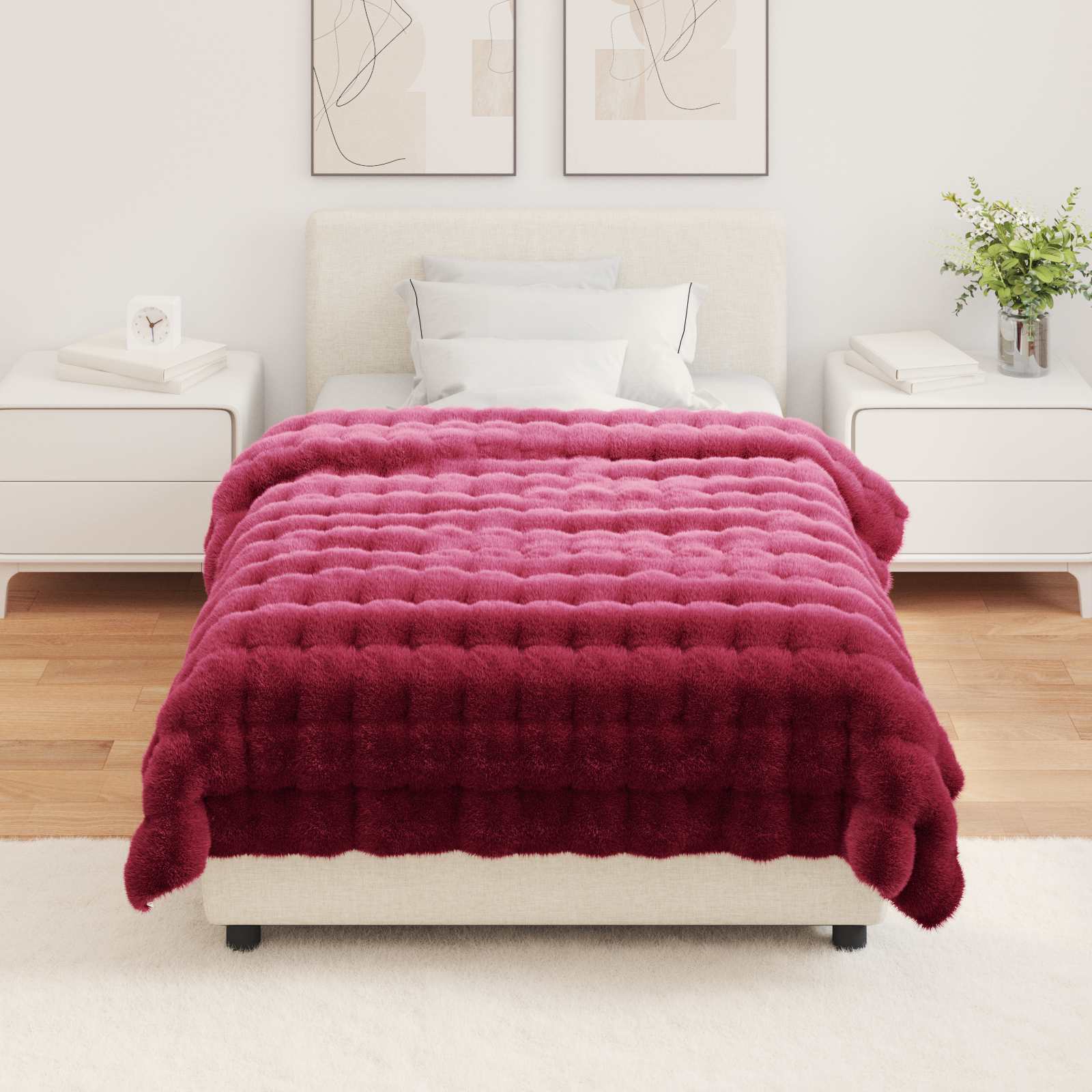 Coperta antiscivolo in sintetica di coniglio Olite 4 pz 8.1 kg
