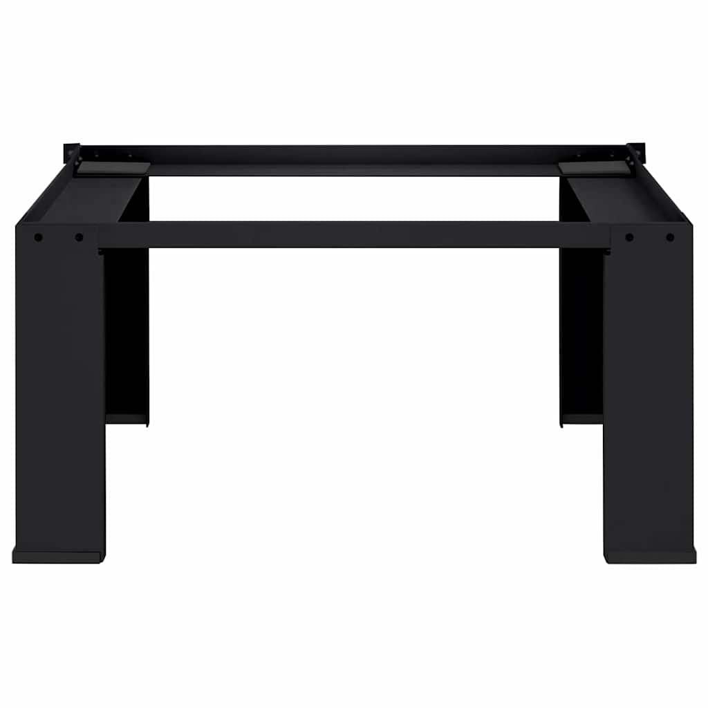 Pedestallo per Lavatrice Nero 64 x 55 x 32,5 cm Acciaio