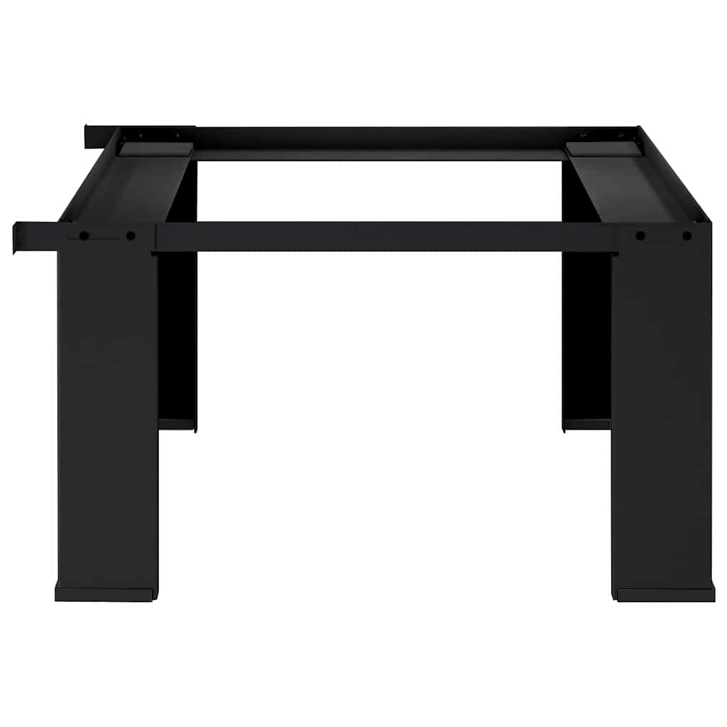 Pedestallo per Lavatrice Nero 64 x 55 x 32,5 cm Acciaio