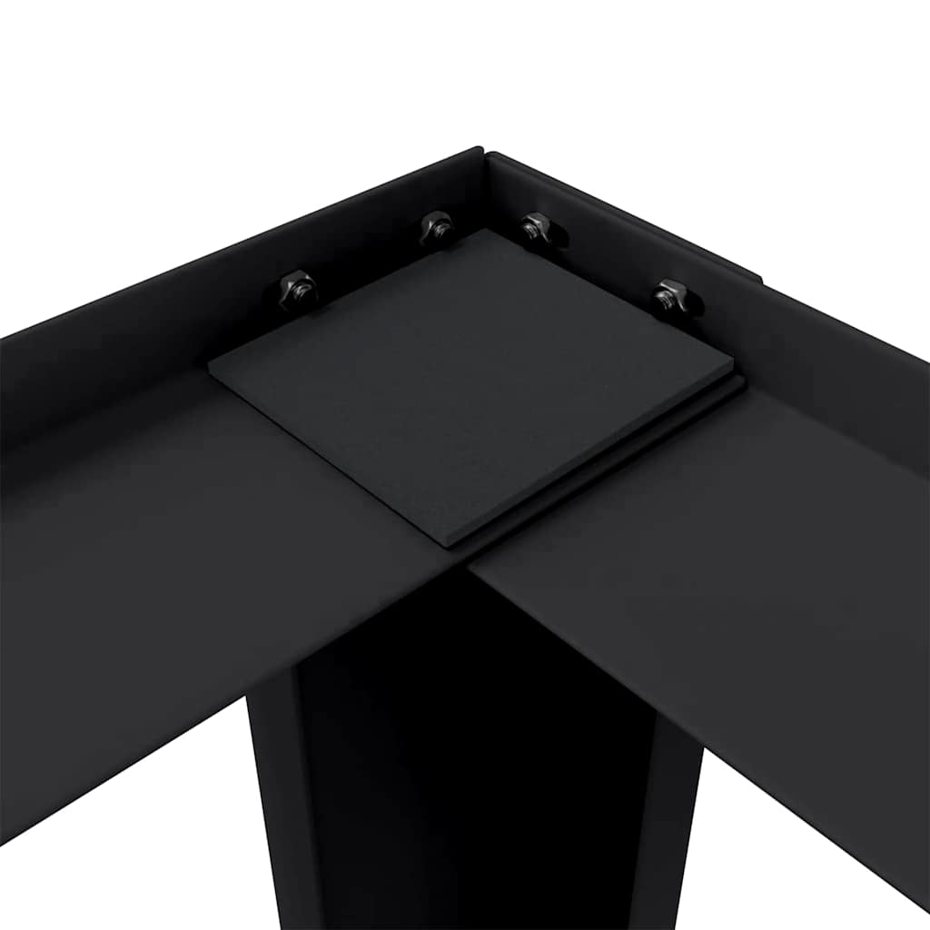Pedestallo per Lavatrice Nero 64 x 55 x 32,5 cm Acciaio