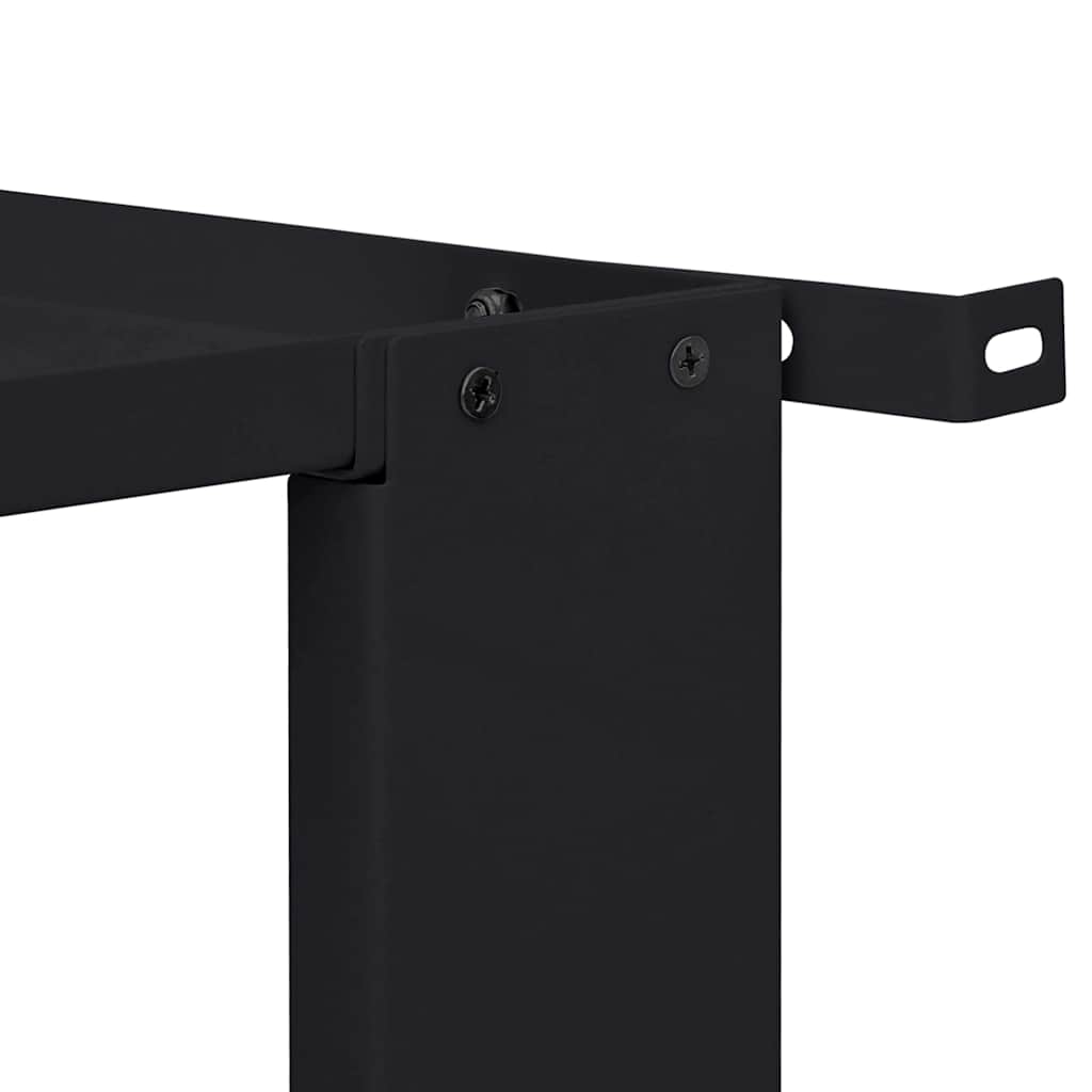 Pedestallo per Lavatrice 2 pz Nero 127 x 54,5 x 32,5 cm Acciaio