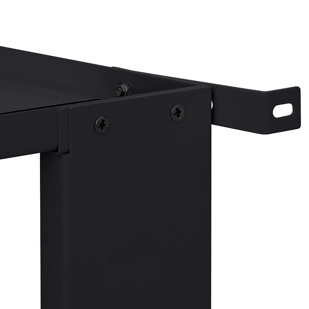 Pedestallo per Lavatrice Nero 64 x 55 x 32,5 cm Acciaio