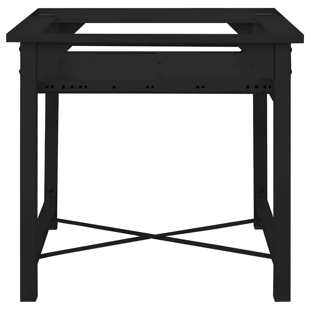 Pedestallo per Lavatrice Nero 60 x 56 x 52 cm Acciaio