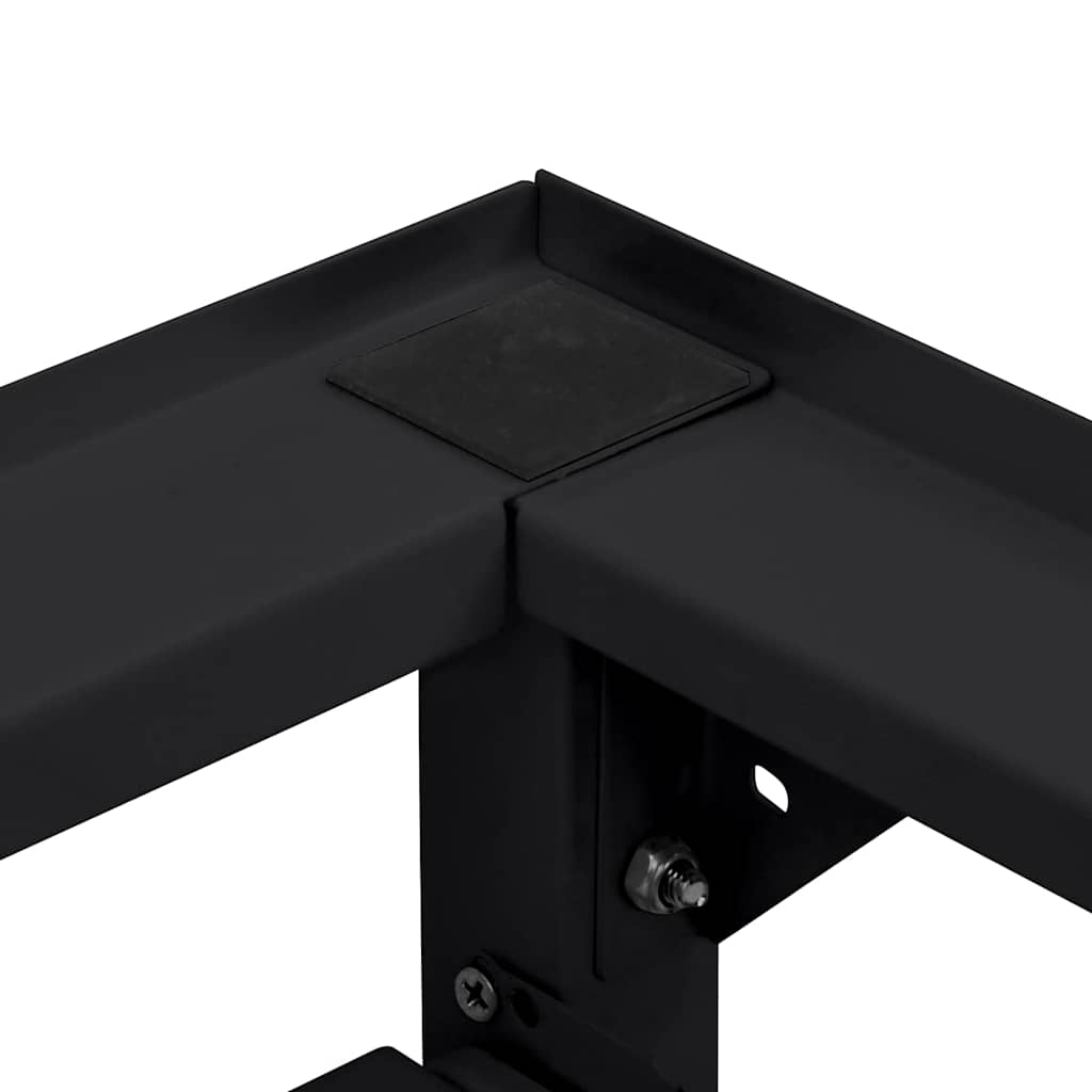 Pedestallo per Lavatrice Nero 60 x 56 x 52 cm Acciaio