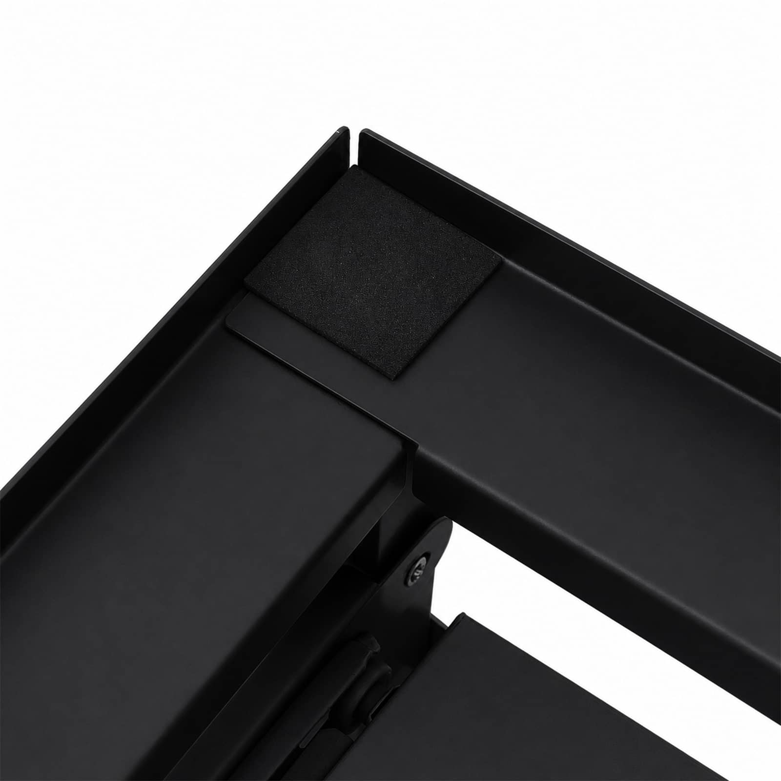 Pedestallo per Lavatrice 2 pz Nero 120 x 56 x 52 cm Acciaio
