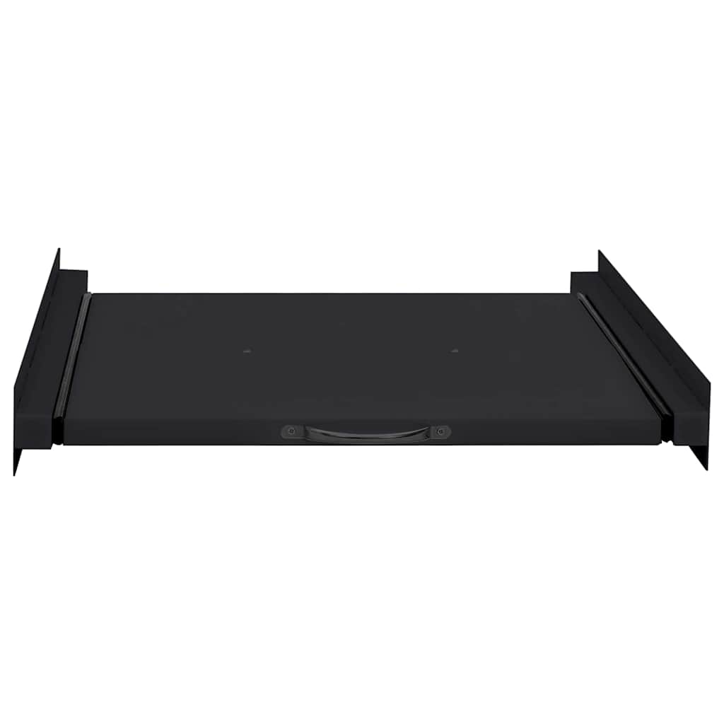 Mensola Intermedia per Lavatrice Nero 60 x 60 x 8 cm Acciaio