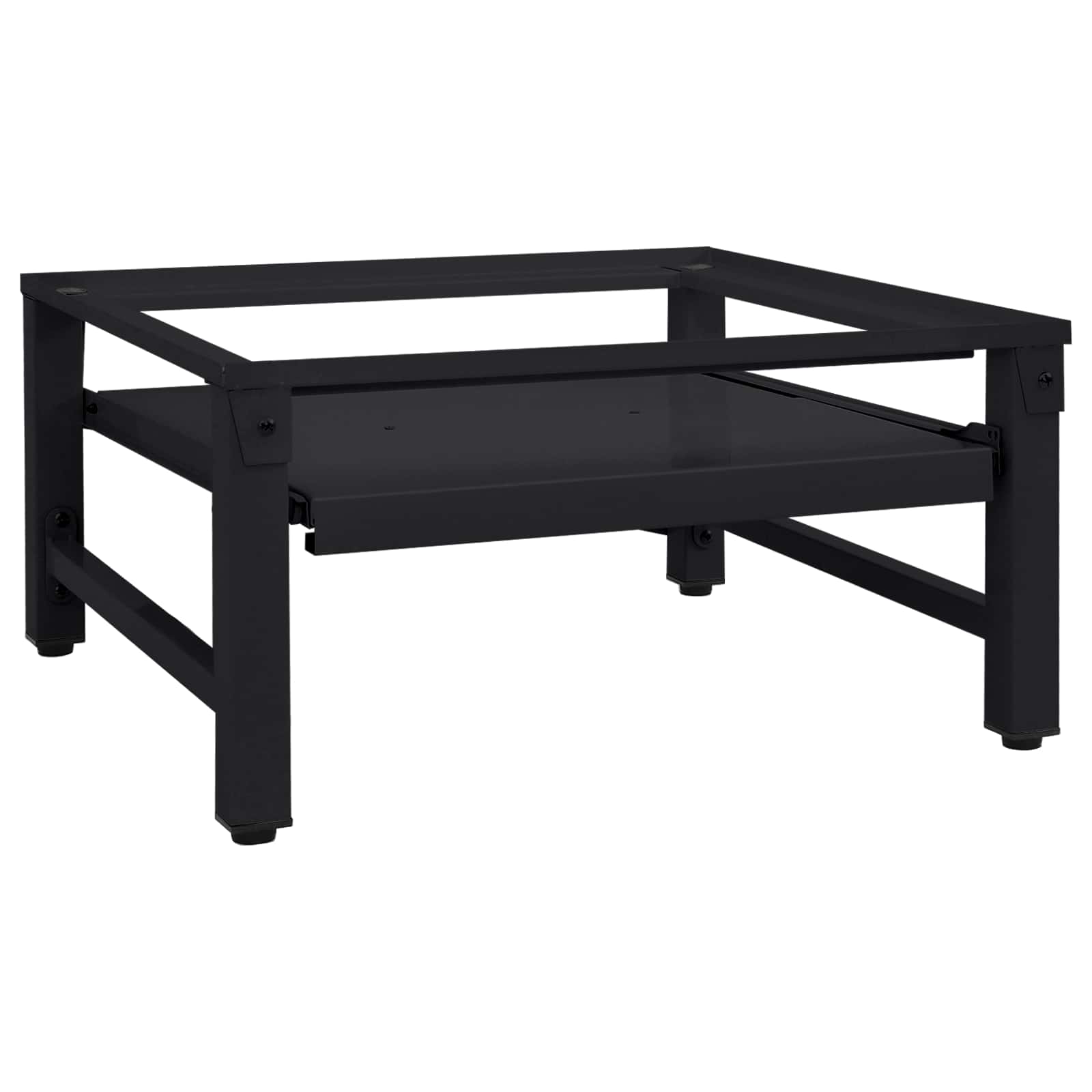 Pedestallo per Lavatrice Nero 62 x 60,5 x 32,5 cm Acciaio