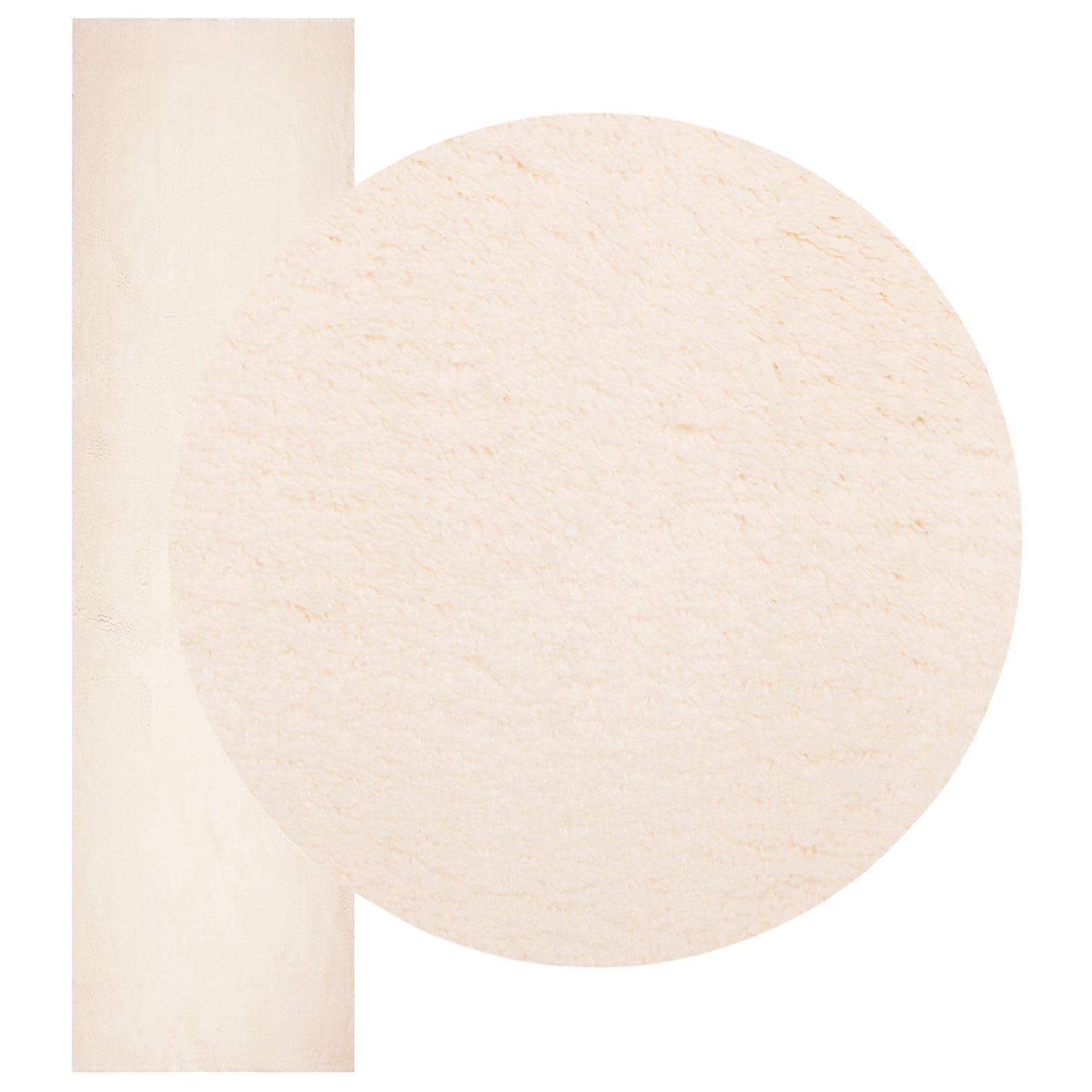 Tappeto a pelo medio, morbido e lavabile HUARTE Beige