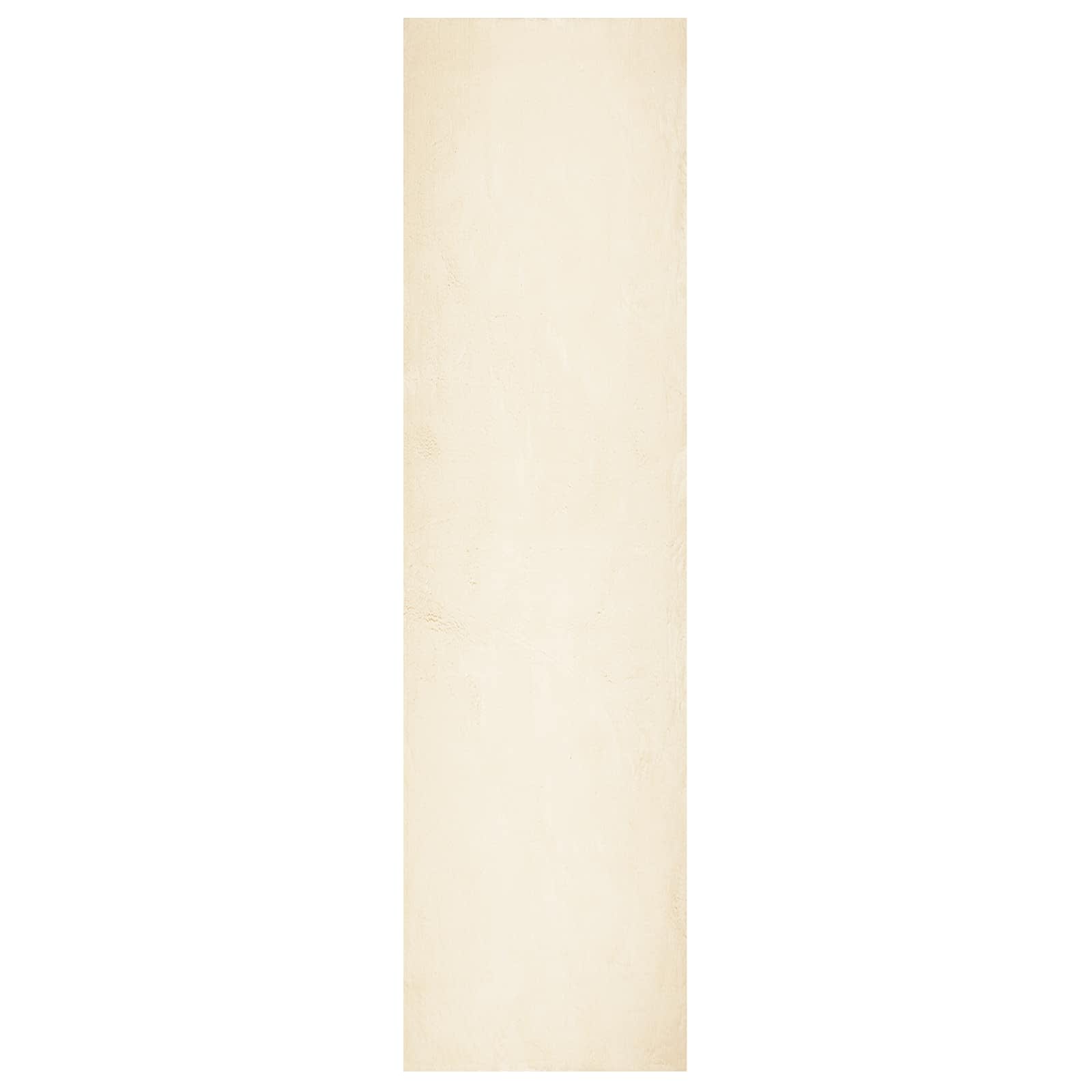 Tappeto a pelo medio, morbido e lavabile HUARTE Crema
