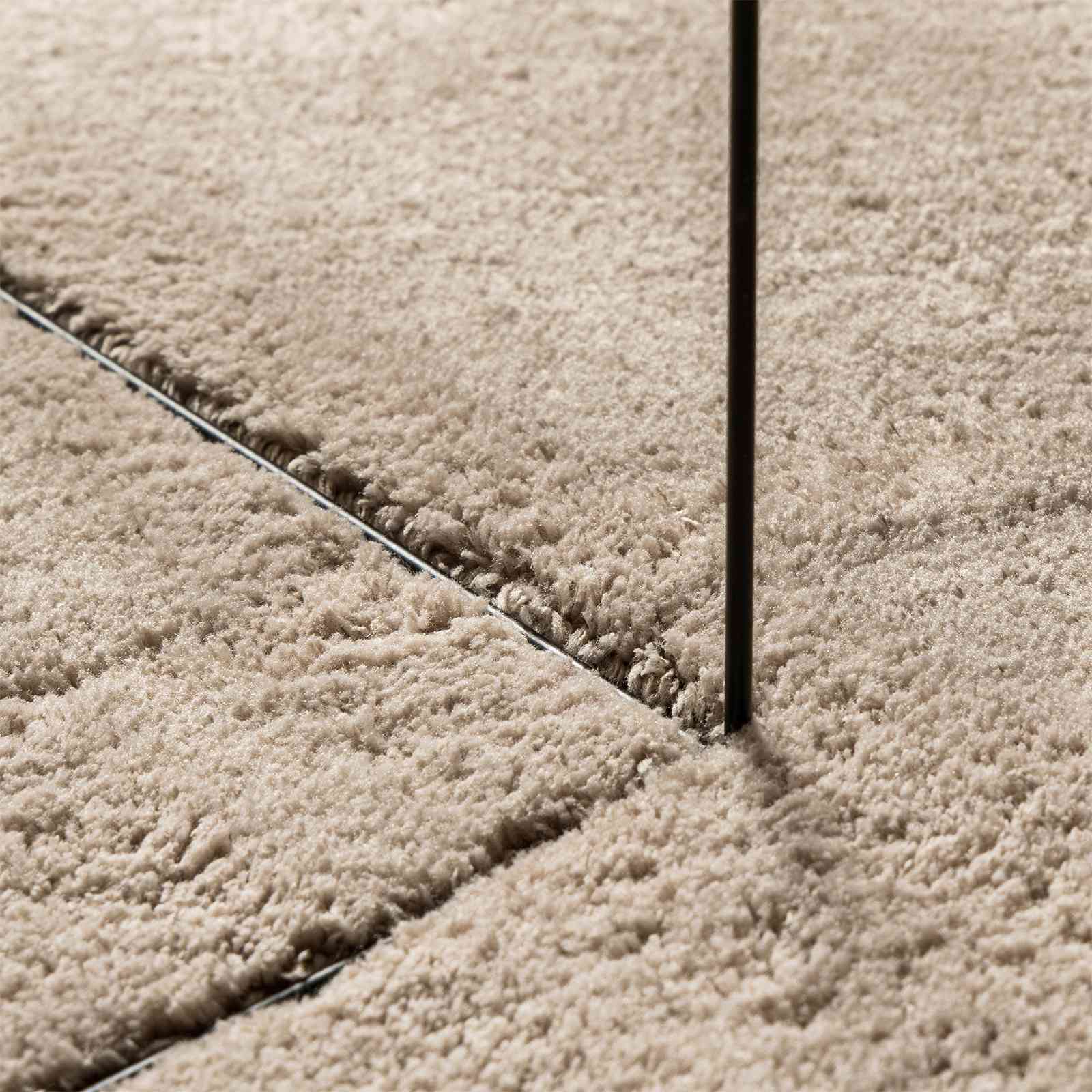 Tappeto a pelo medio, morbido e lavabile HUARTE Sabbia