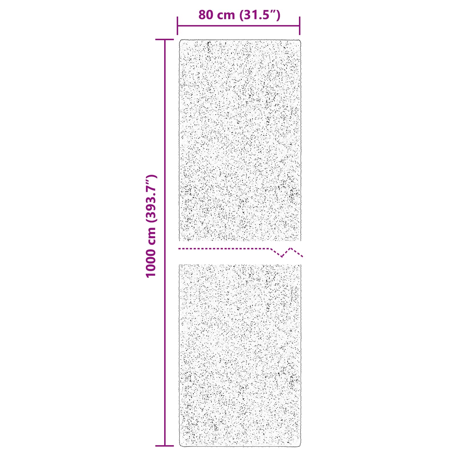 Tappeto a pelo medio, morbido e lavabile HUARTE Grigio