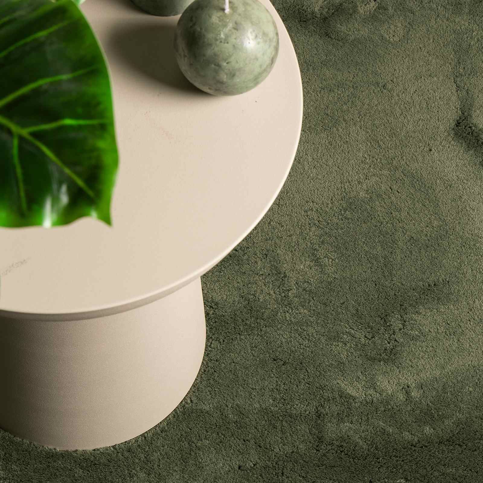 Tappeto a pelo medio, morbido e lavabile HUARTE Verde foresta