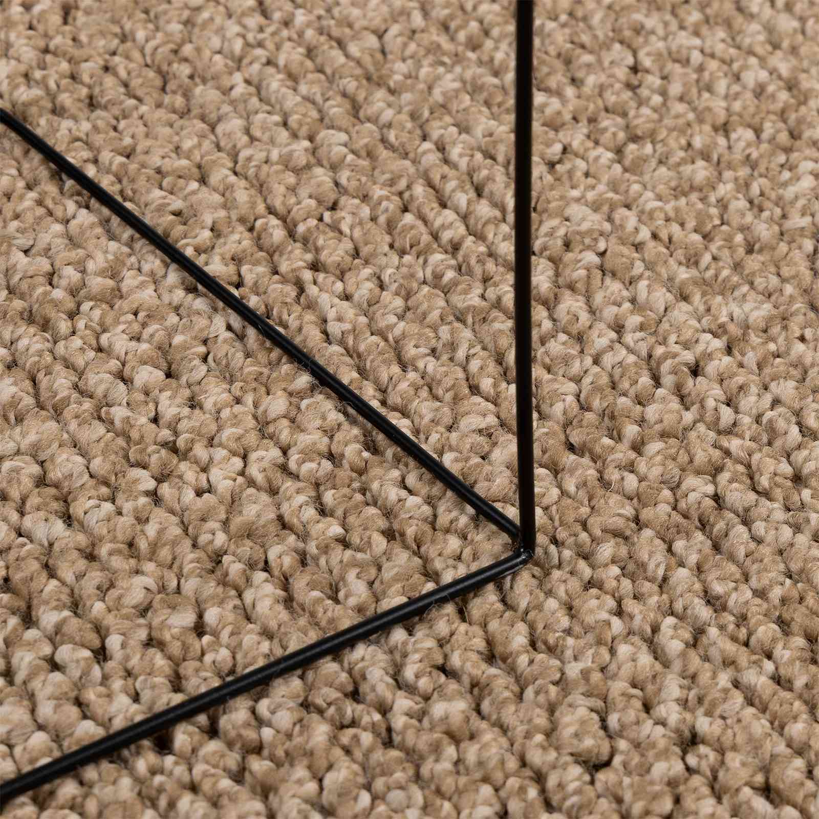 Tappeto per uso interno ed esterno AGIRA Naturale Ø 160 CM