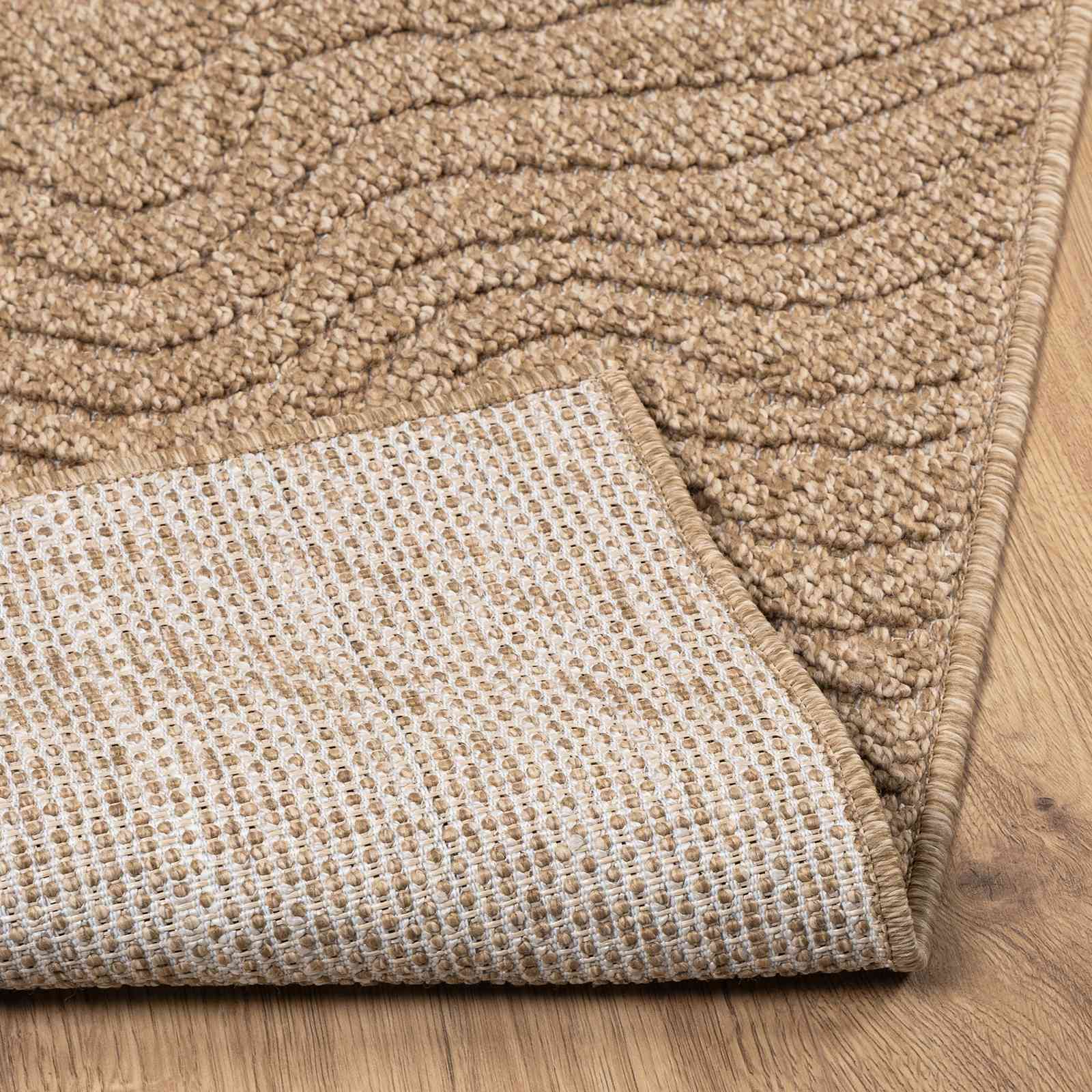 Tappeto per uso interno ed esterno AGIRA Naturale 200 x 140 cm