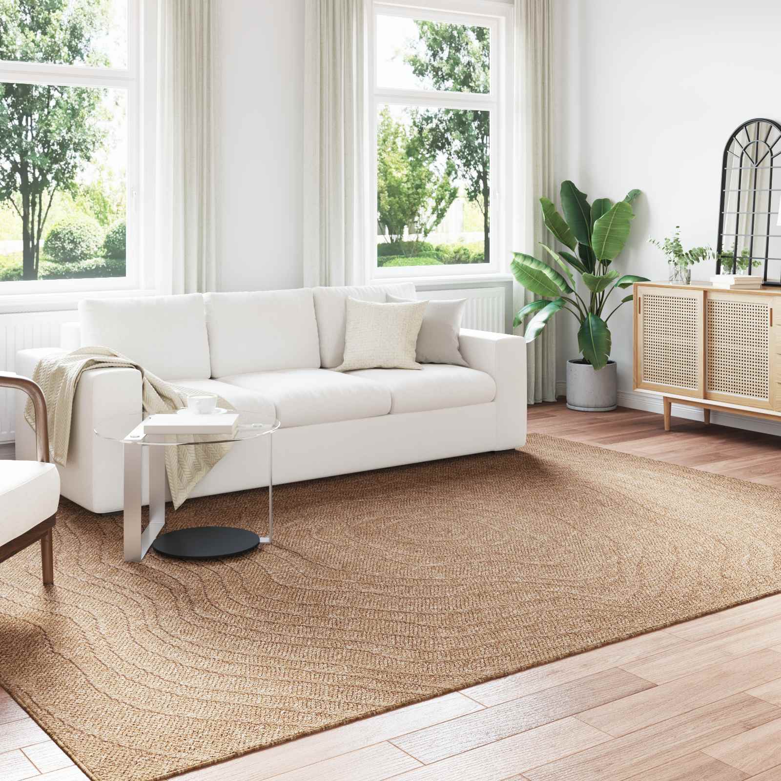 Tappeto per uso interno ed esterno AGIRA Naturale 280 x 200 cm