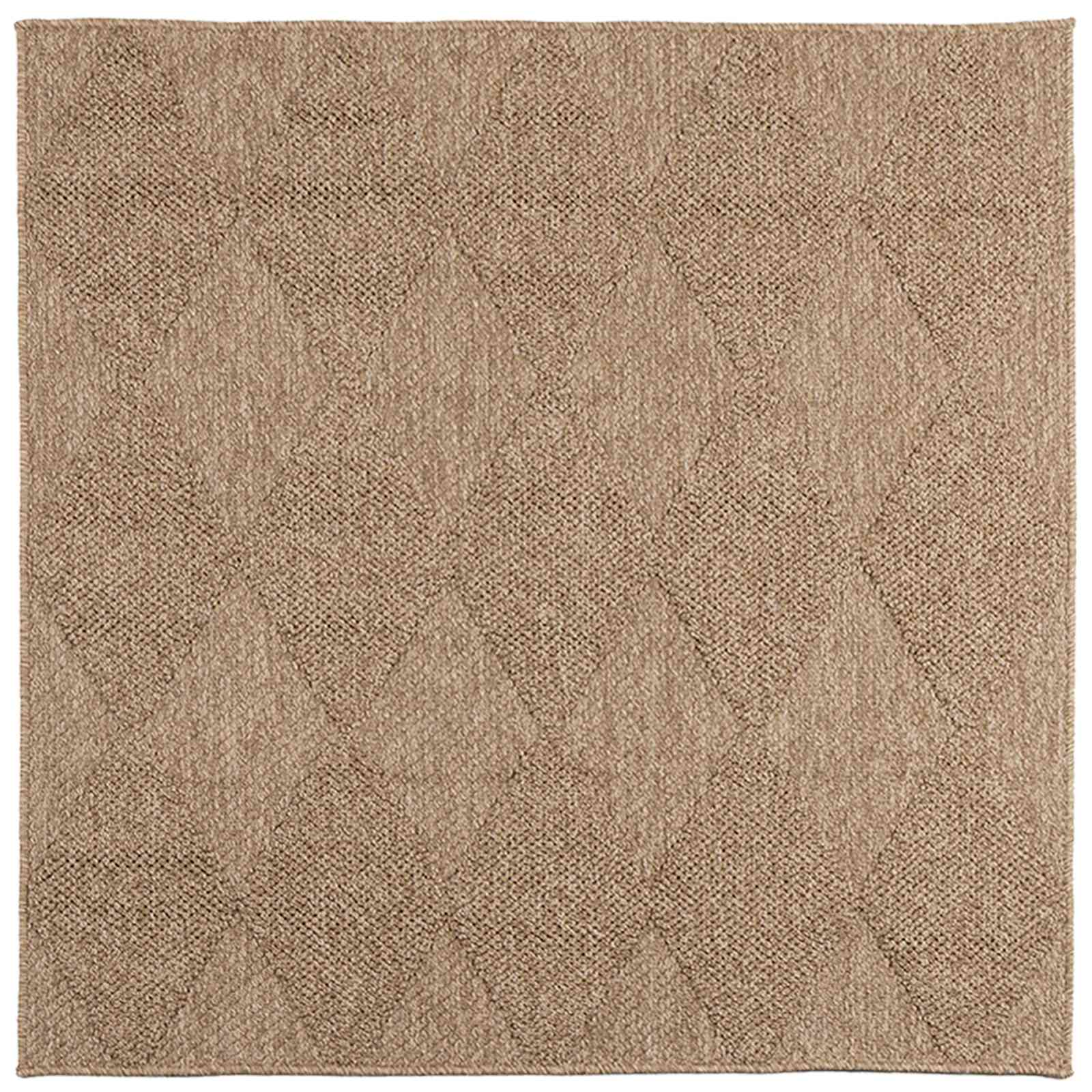 Tappeto per uso interno ed esterno AGIRA Naturale 200 x 200 cm