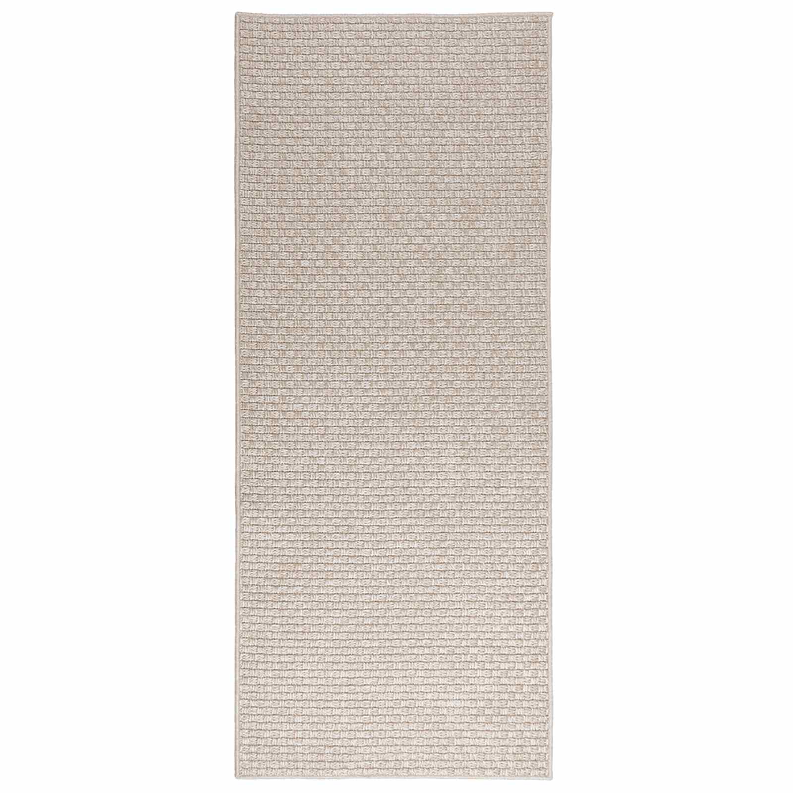 Tappeti per area Rettangolare FARO Crema 150 x 80 cm Poliestere