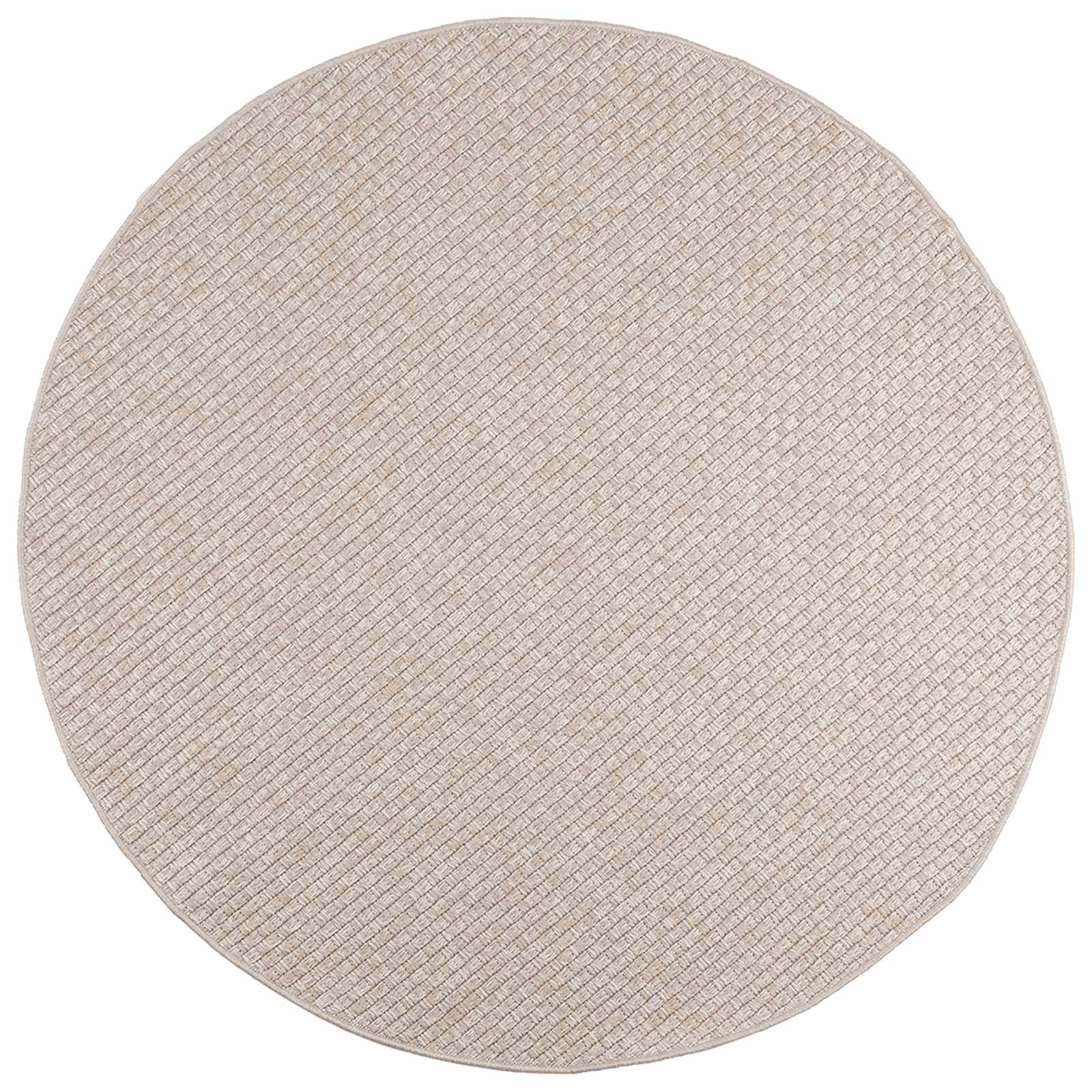 Tappeti per area Rotondo FARO Crema Ø 120 CM Poliestere