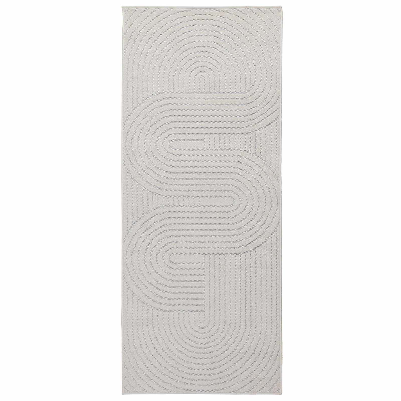 Tappeto per uso interno ed esterno PALMERAS Crema 200 x 80 cm