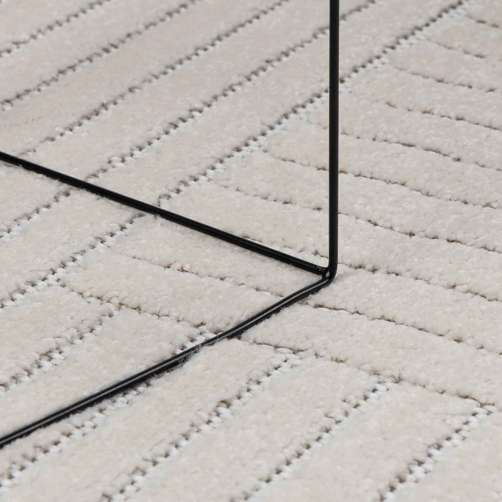 Tappeto per uso interno ed esterno PALMERAS Crema 280 x 200 cm