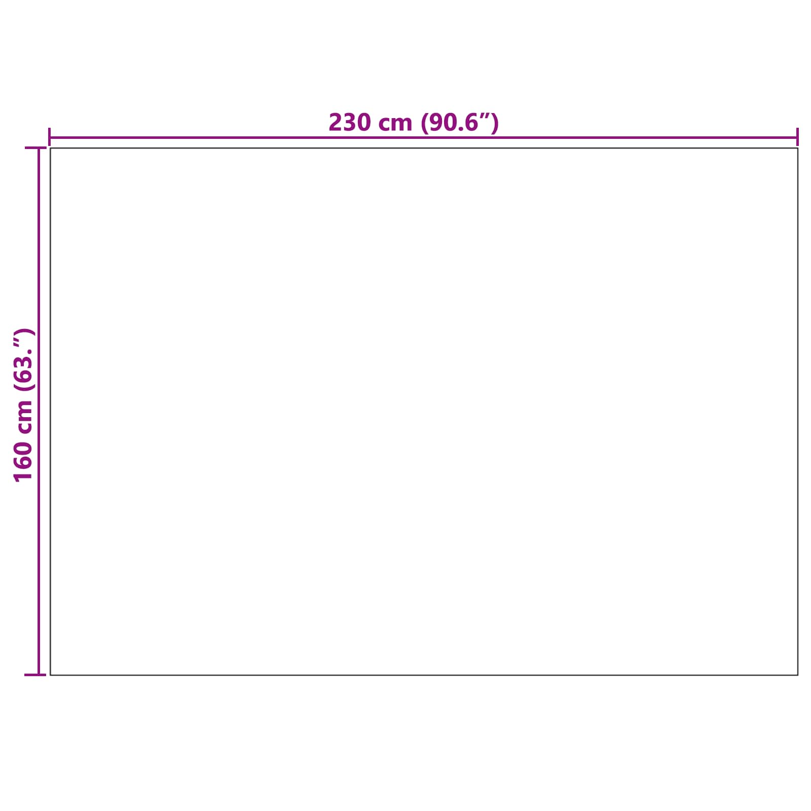 Tappeto per uso interno ed esterno PALMERAS Beige 230 x 160 cm