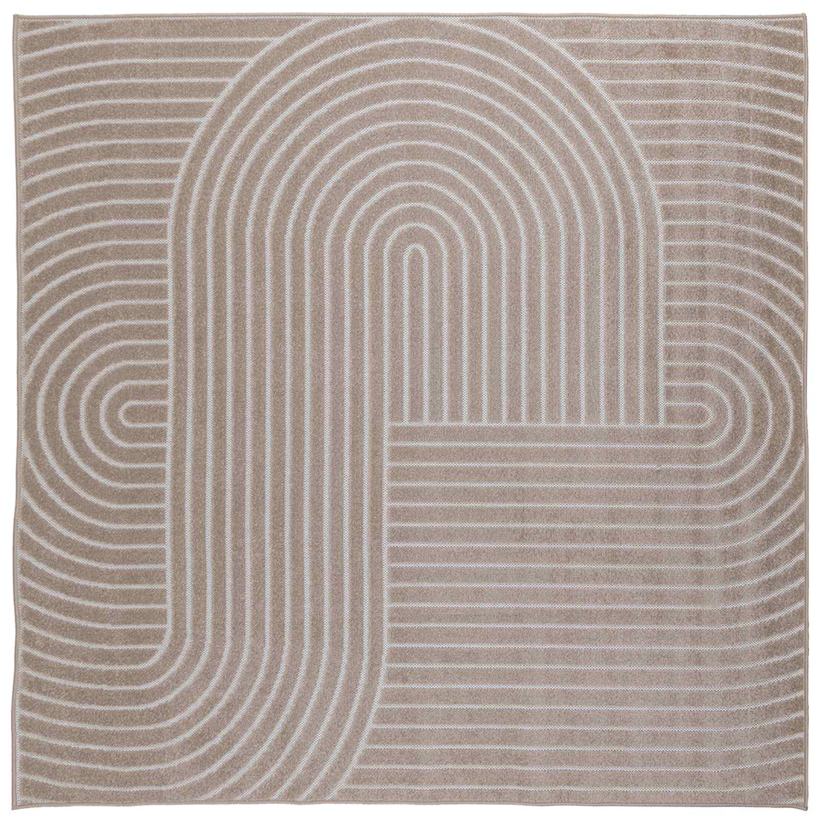 Tappeto per uso interno ed esterno PALMERAS Beige 200 x 200 cm