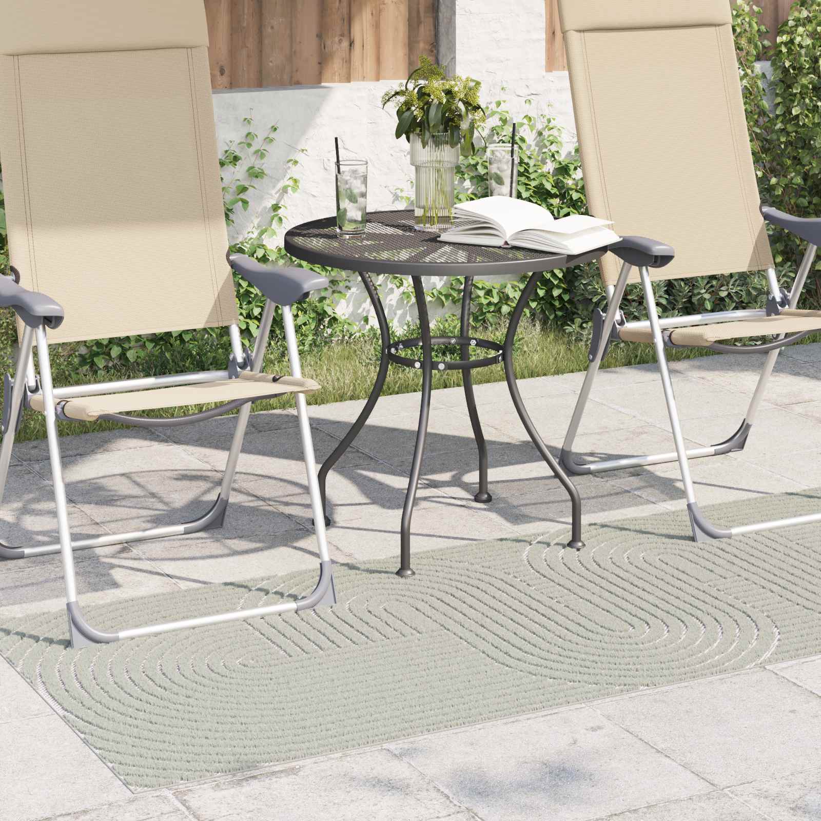 Tappeto per uso interno ed esterno PALMERAS Verde 80 x 200 cm