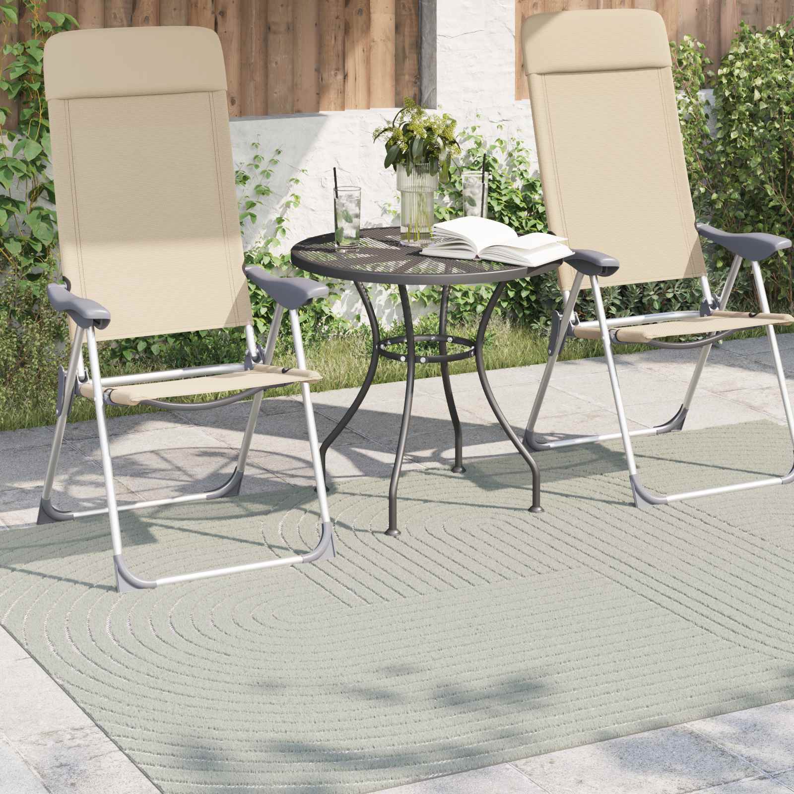 Tappeto per uso interno ed esterno PALMERAS Verde 120 x 170 cm