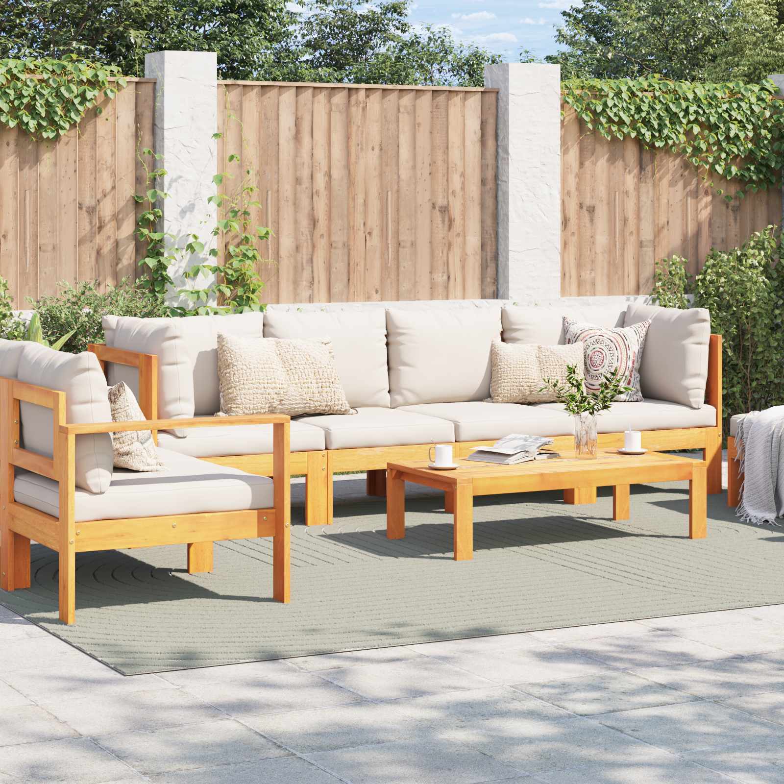 Tappeto per uso interno ed esterno PALMERAS Verde 240 x 340 cm