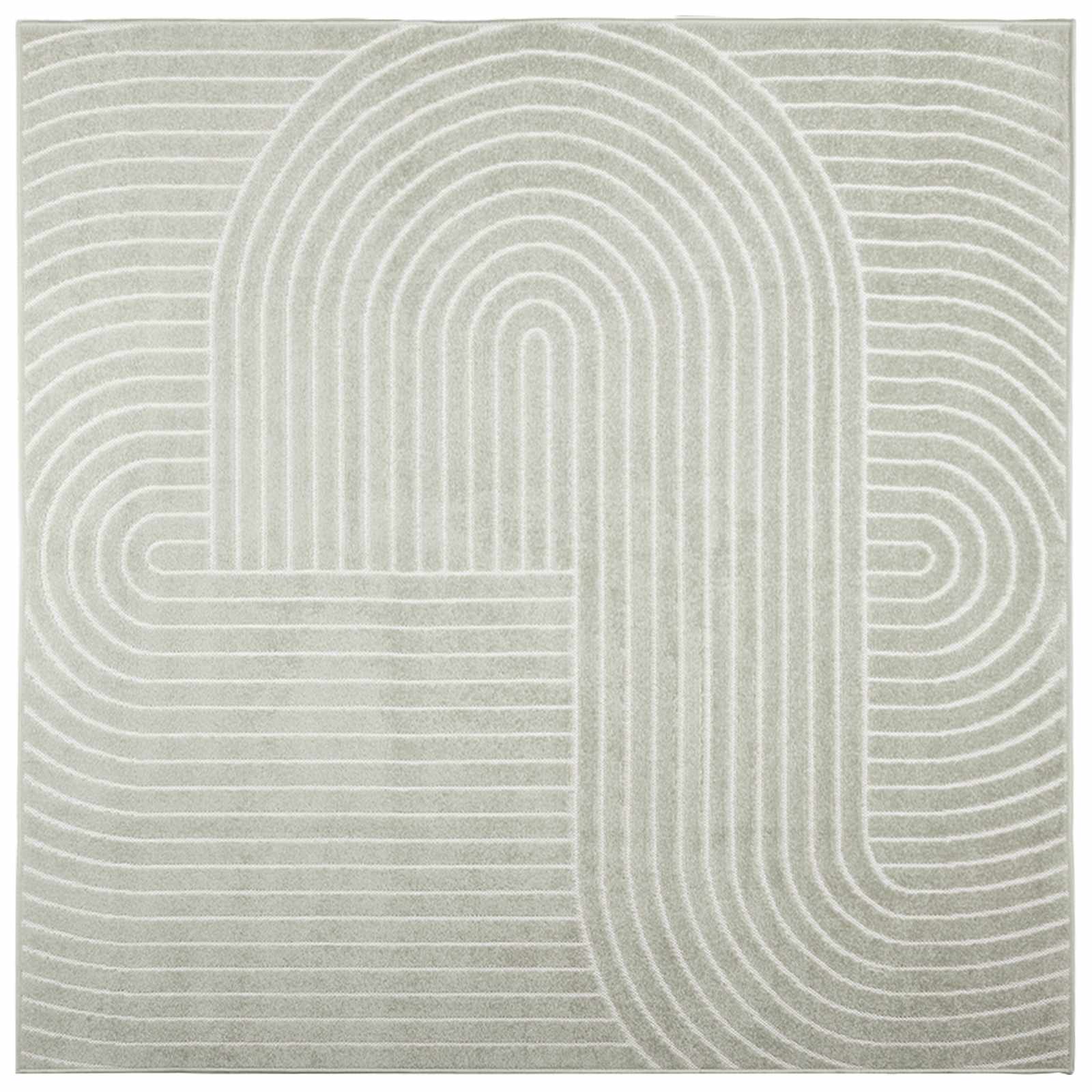 Tappeto per uso interno ed esterno PALMERAS Verde 120 x 120 cm
