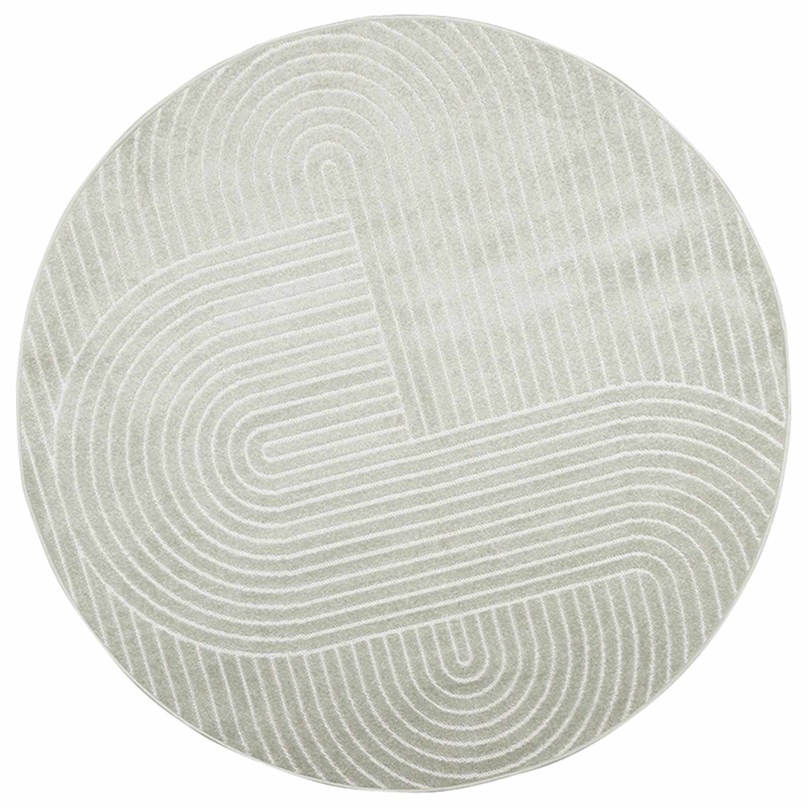 Tappeto per uso interno ed esterno PALMERAS Verde Ø 160 CM