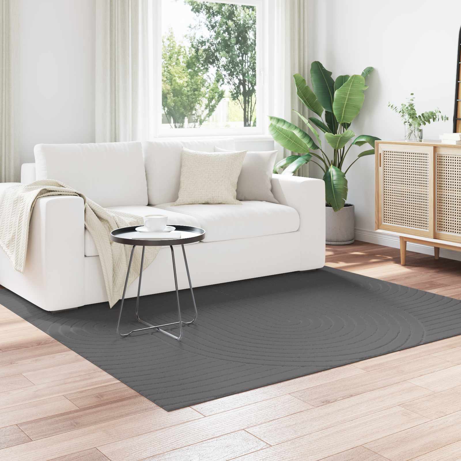 Tappeto per uso interno ed esterno PALMERAS Antracite