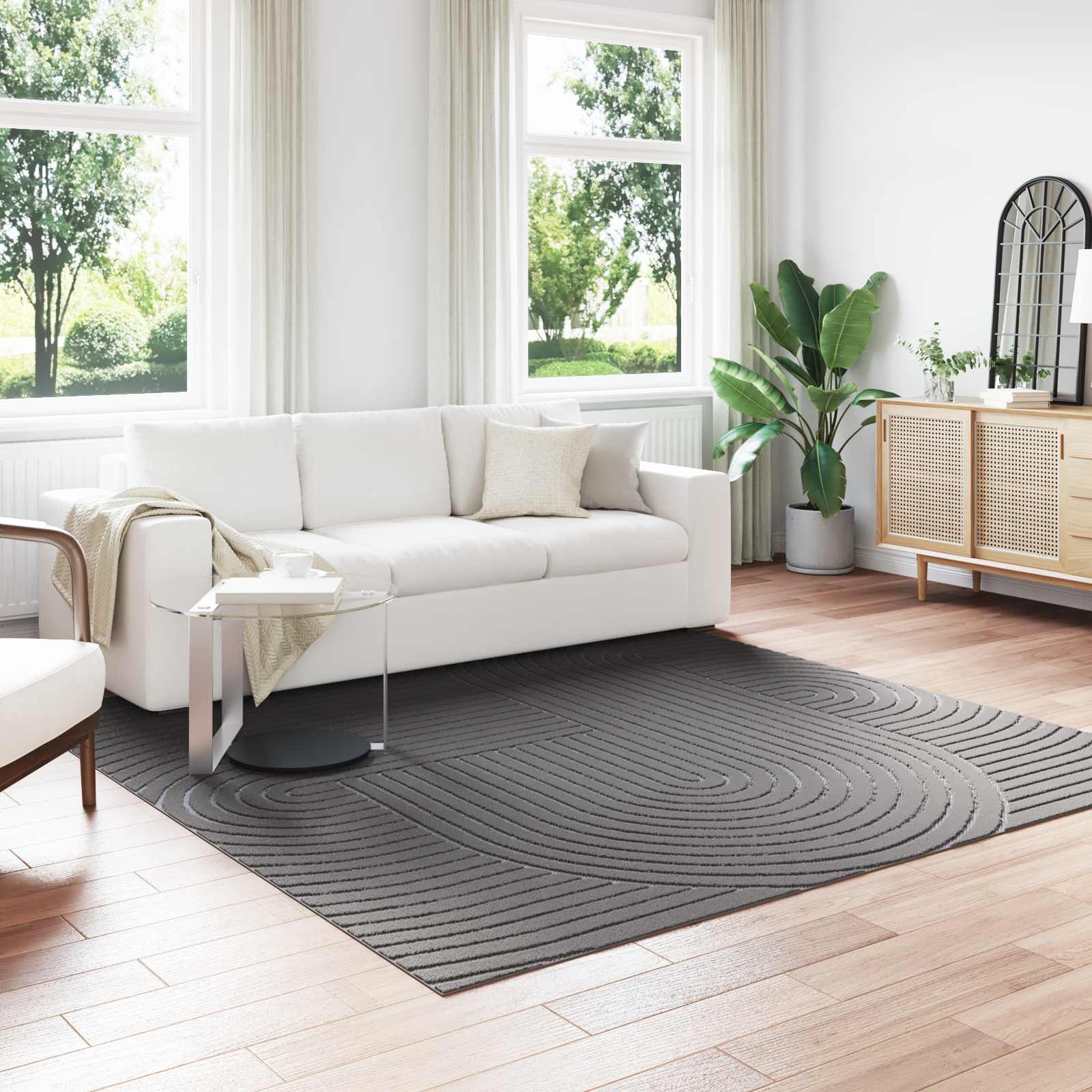 Tappeto per uso interno ed esterno PALMERAS Antracite