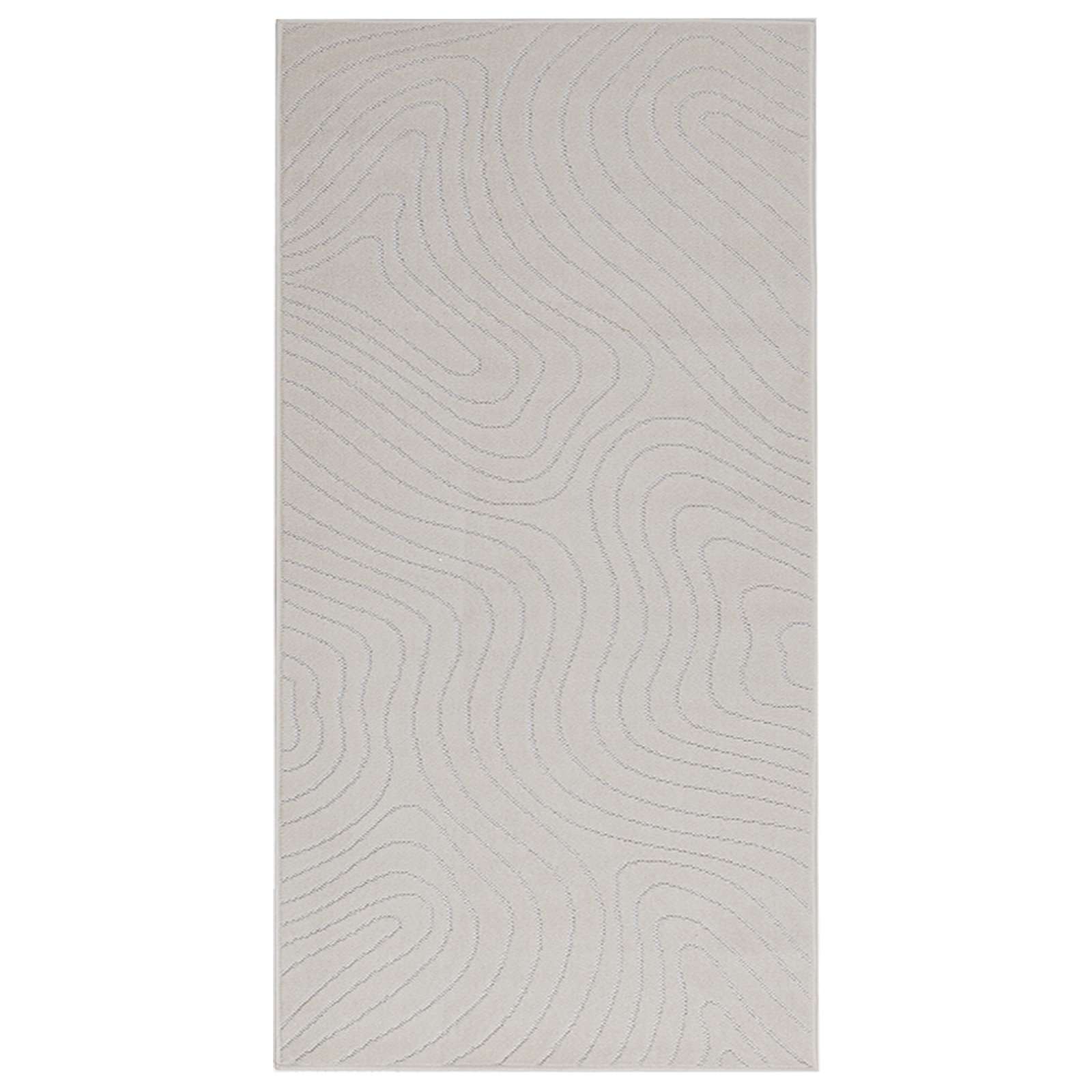 Tappeto per uso interno ed esterno PALMERAS Crema 150 x 80 cm