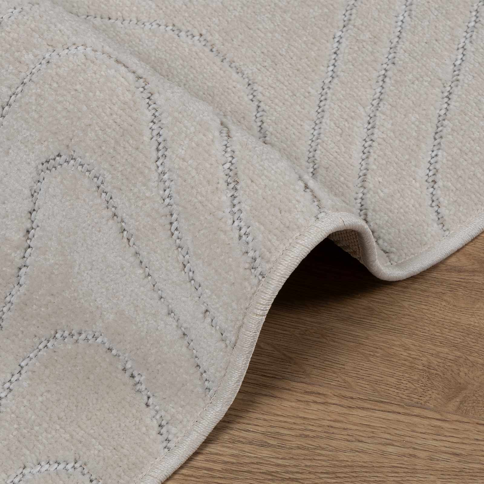 Tappeto per uso interno ed esterno PALMERAS Crema 150 x 80 cm