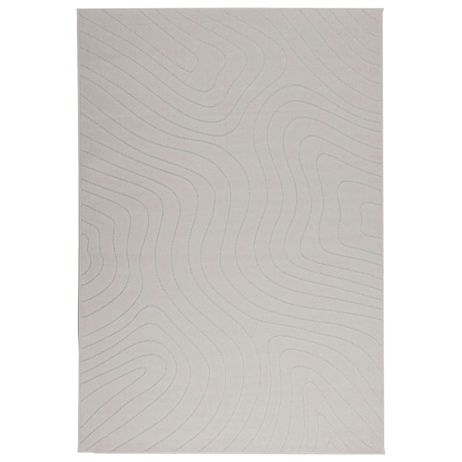 Tappeto per uso interno ed esterno PALMERAS Crema 170 x 120 cm