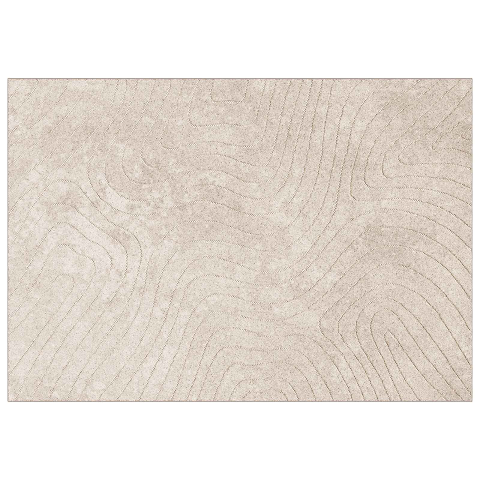 Tappeto per uso interno ed esterno PALMERAS Beige 120 x 170 cm