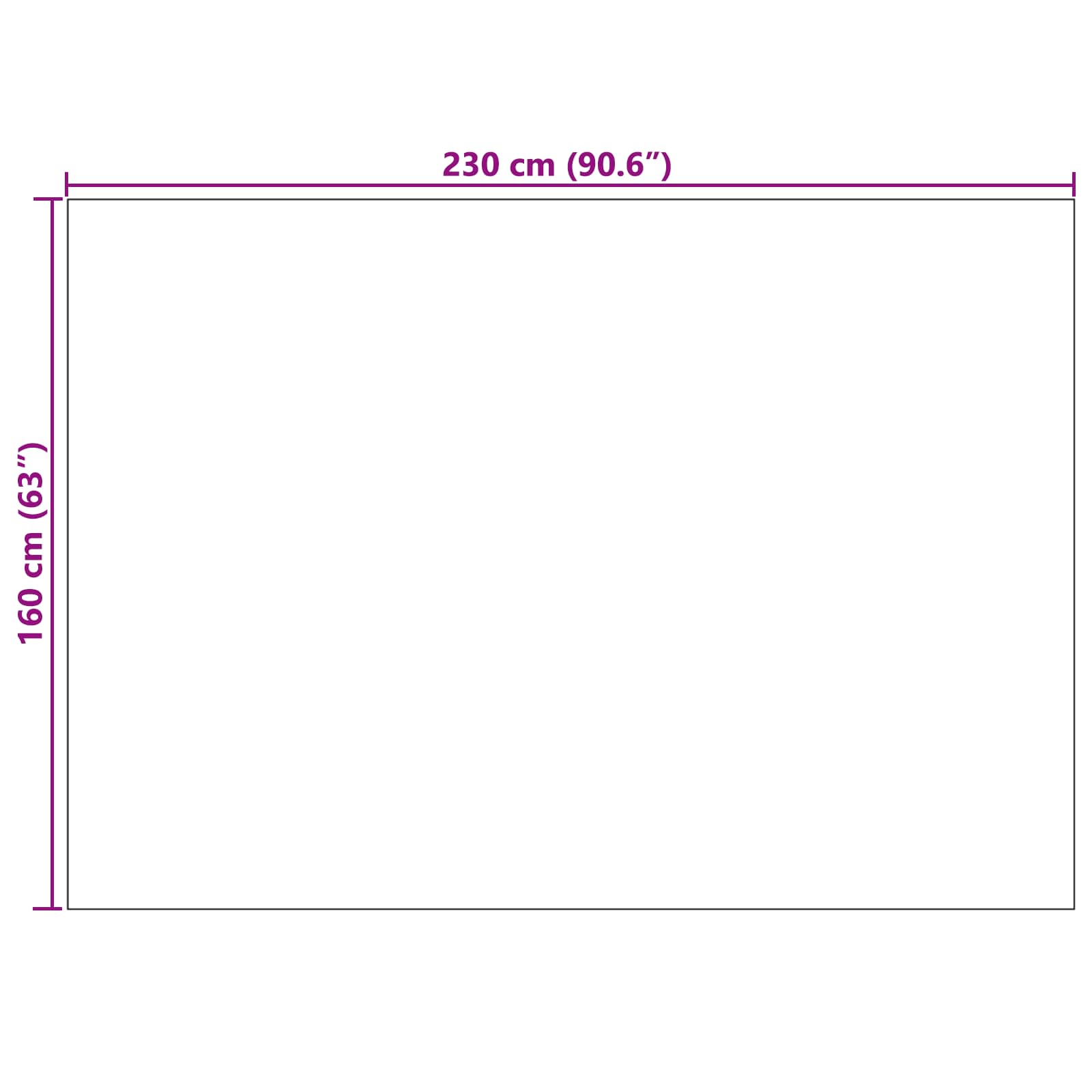 Tappeto per uso interno ed esterno PALMERAS Beige 160 x 230 cm