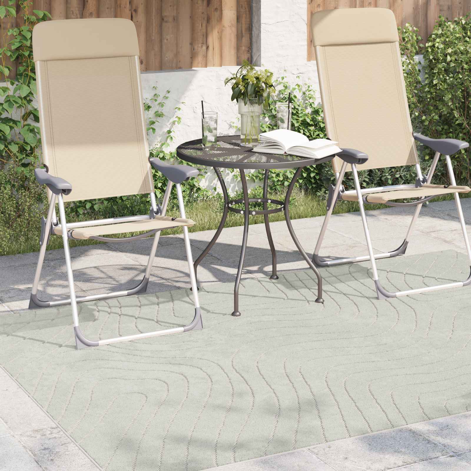 Tappeto per uso interno ed esterno PALMERAS Verde 140 x 200 cm