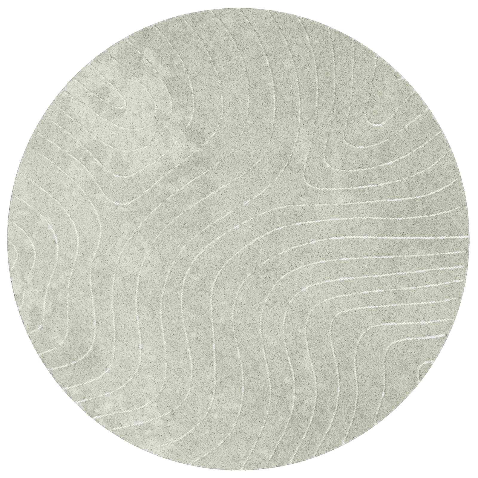 Tappeto per uso interno ed esterno PALMERAS Verde Ø 120 CM