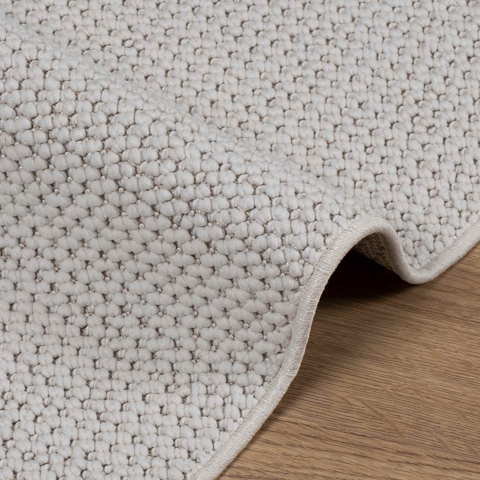 Tappeto per interni LUGO Crema 200 x 80 cm Poliestere
