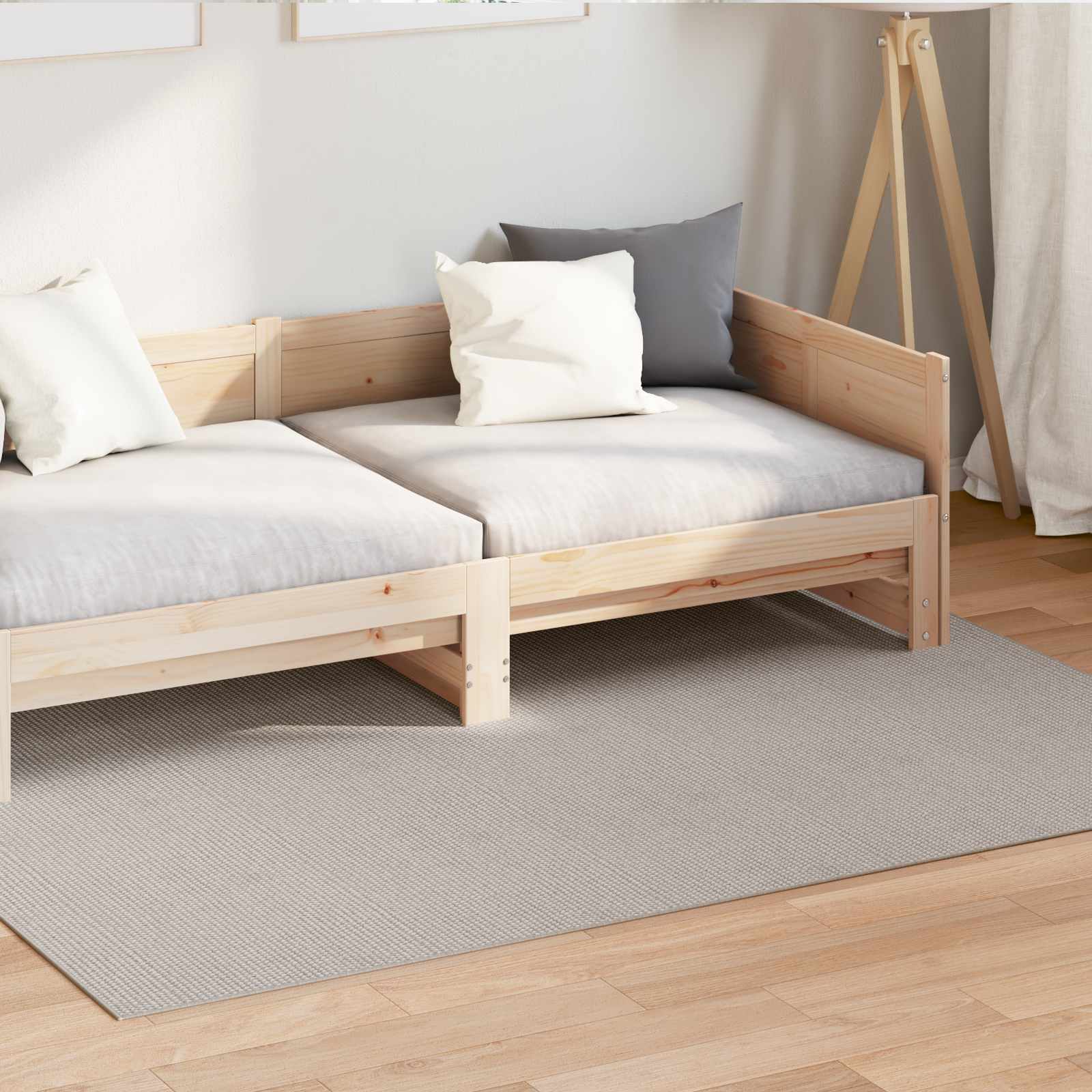 Tappeto per interni LUGO Crema 170 x 120 cm Poliestere