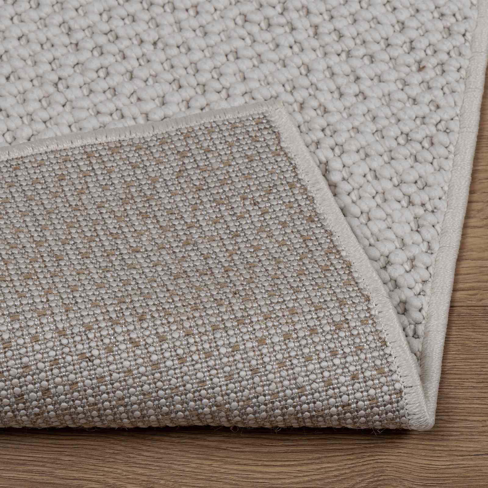 Tappeto per interni LUGO Crema 170 x 120 cm Poliestere