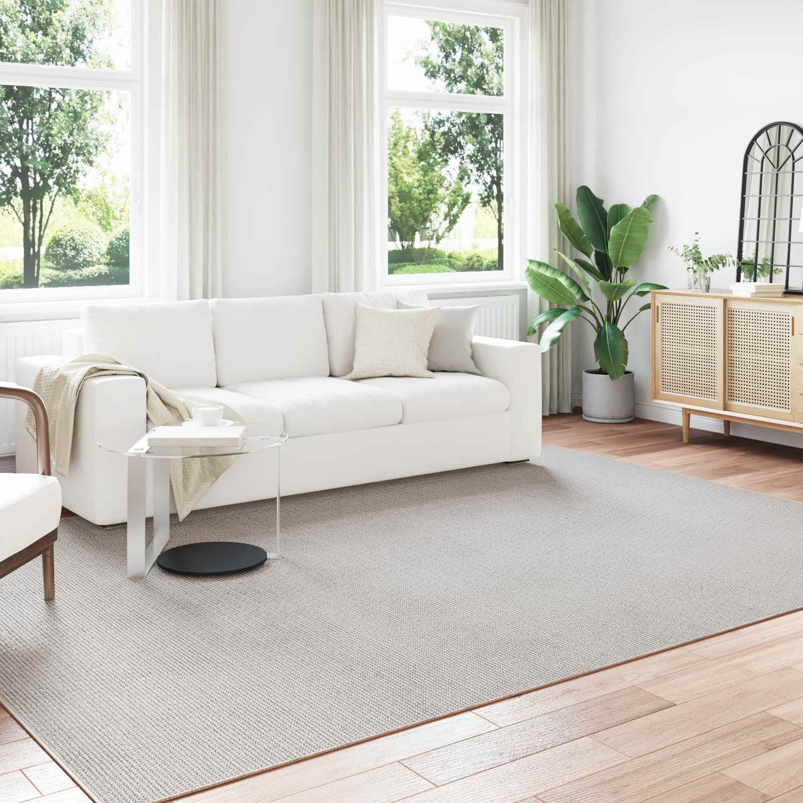 Tappeto per interni LUGO Crema 280 x 200 cm Poliestere